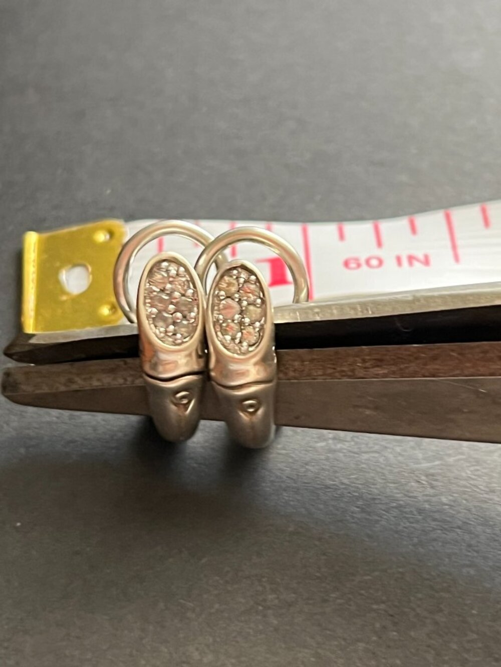 John Hardy Sterling Silver Diamond Earrings from Bamboo Collection